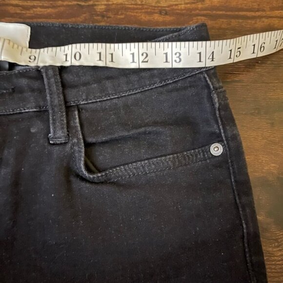 CURRENT/ELLIOTT High Waist Stiletto Vineland Star Black Skinny Jeans Size 28 - Picture 12 of 14